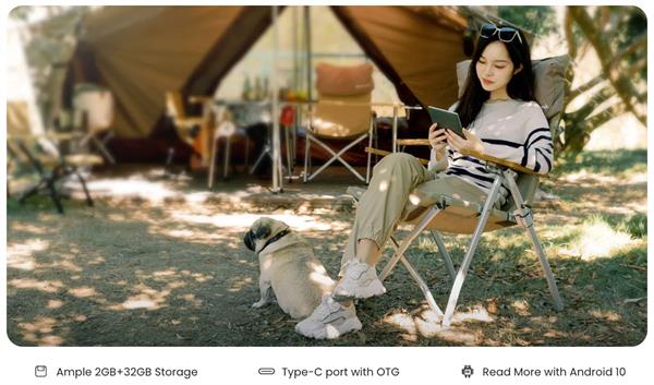 eBookReader Onyx BOOX Leaf læs i naturen med Android